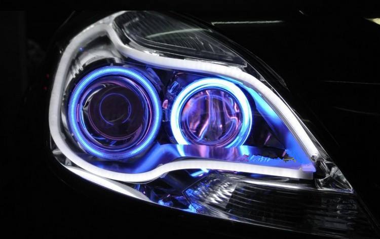 LED ГЪВКАВА ЛЕНТА ЗА ФАР / БЯЛ И ЖЪЛТ ЦВЯТ /