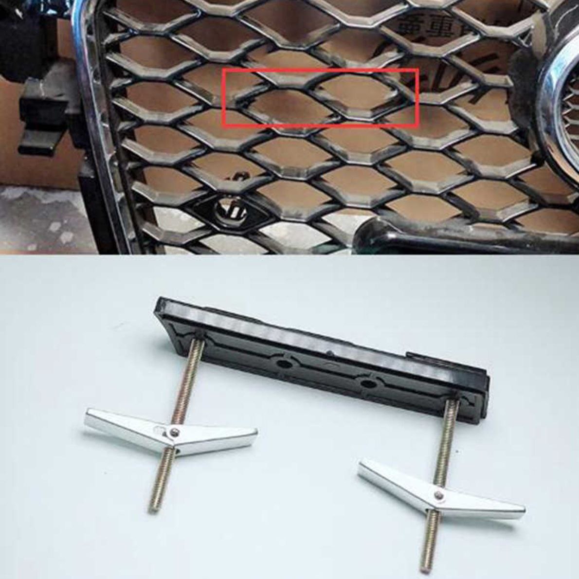 Емблема SQ8 предна Черна и Сива