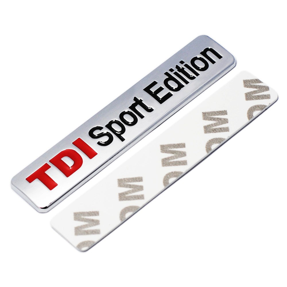 TDI Sport Edition Емблема за Автомобил – Хром / Мат / Черна