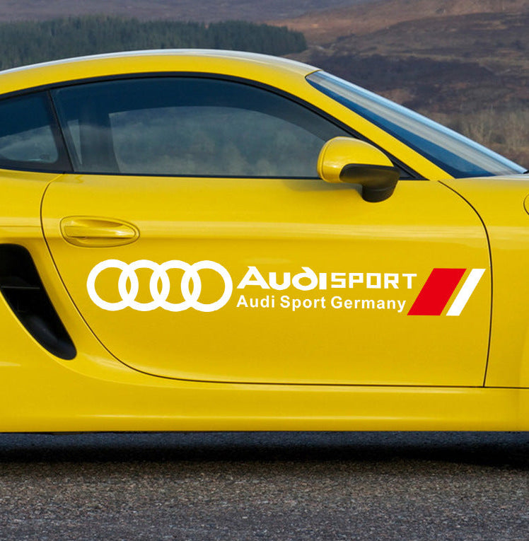 Стикер за врата Audi Sport – декоративно фолио (70 x 9.8 см)