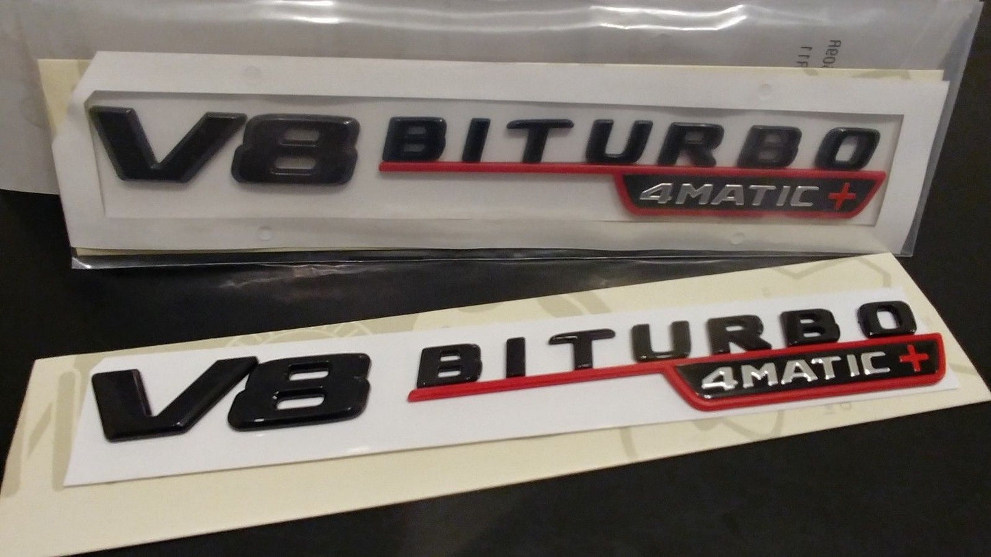 Емблема 2бр V8 BITURBO 4matic