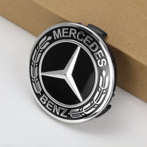 4бр Капачки за Джанти KM0001 Черно и Сиво 75mm