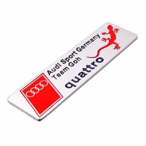 Емблема Quattro лепяща