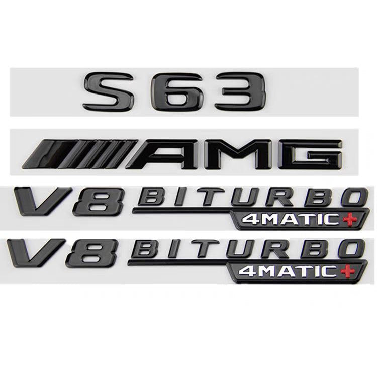 Емблема S63 AMG V8 BITURBO 4matic+