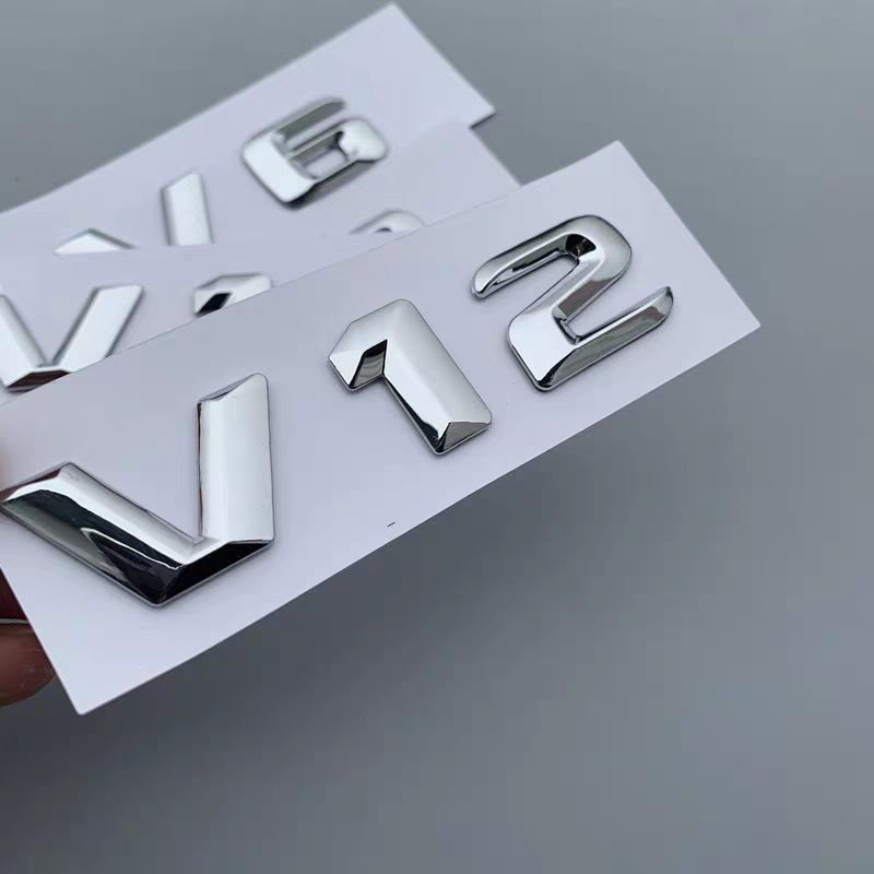 Емблема V12 за Mercedes-Benz – Черна или Хром