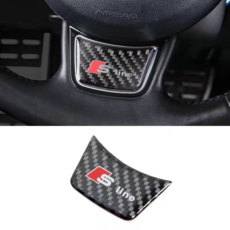 Декоративна емблема за волан SLINE карбон