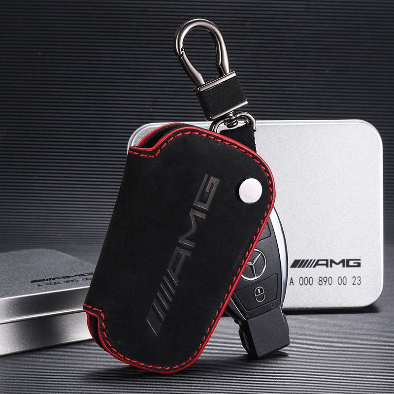 Кожен калъф за ключ AMG