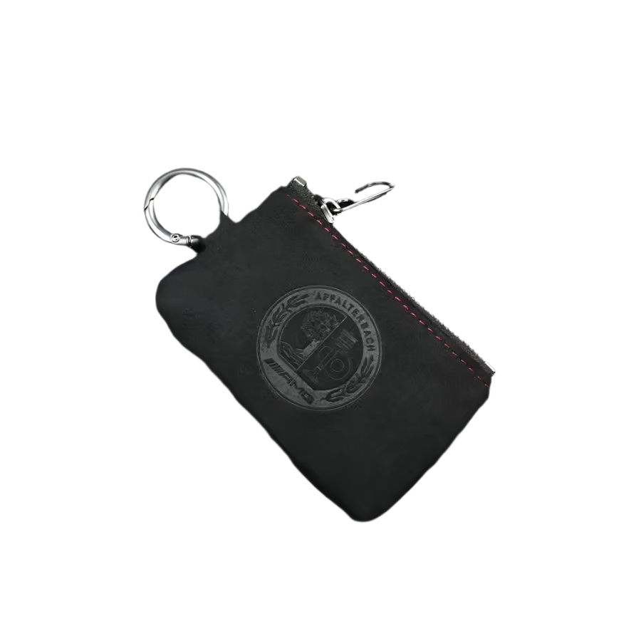 Кожен AMG калъф за ключ Алкантара