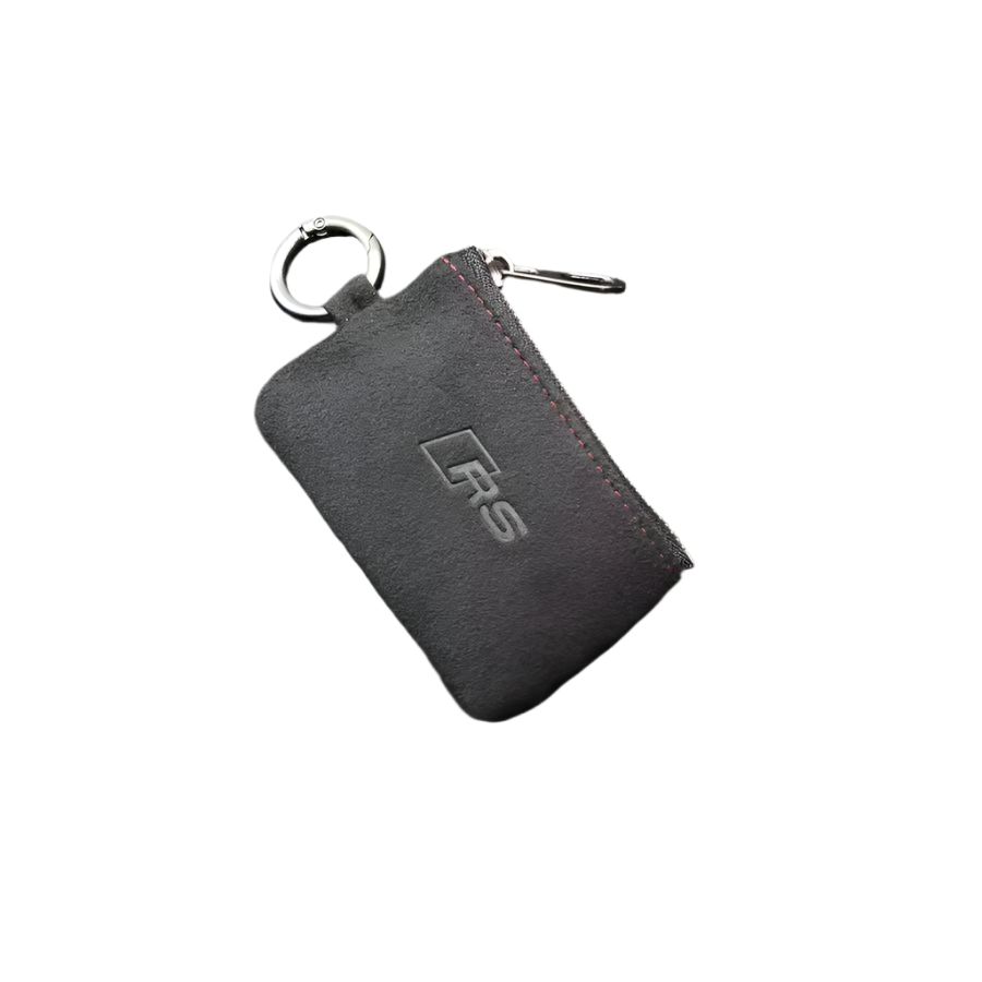 Кожен RS калъф за ключ Алкантара