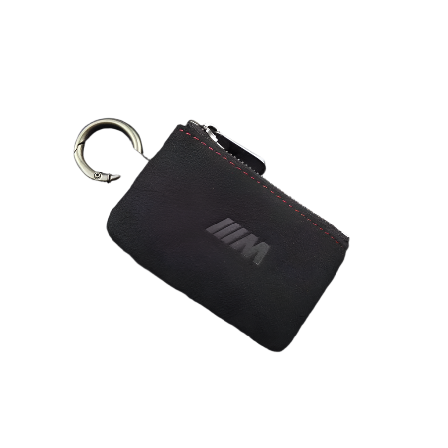 Кожен М калъф за ключ Алкантара