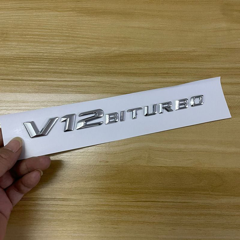 Емблема 1бр V12 Bitrubo лепяща 2014-2020г