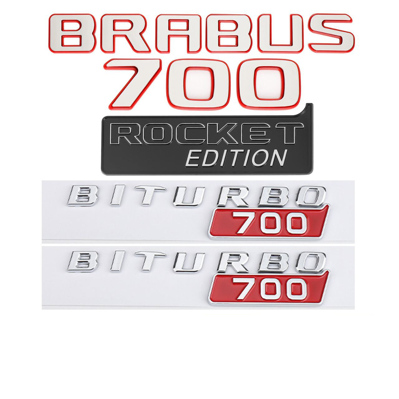 Емблеми BRABUS 700 ROCKET EDITION BITURBO700
