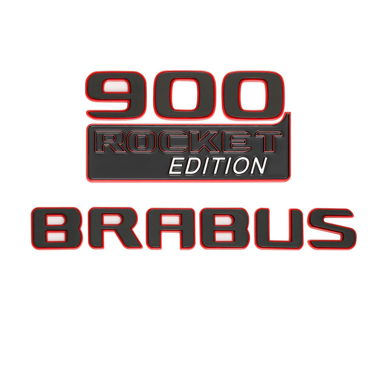 Емблеми BRABUS 900 ROCKET EDITION червен