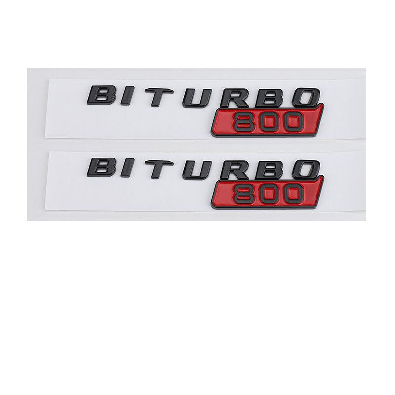 Емблема BITURBO G800 задна лепяща