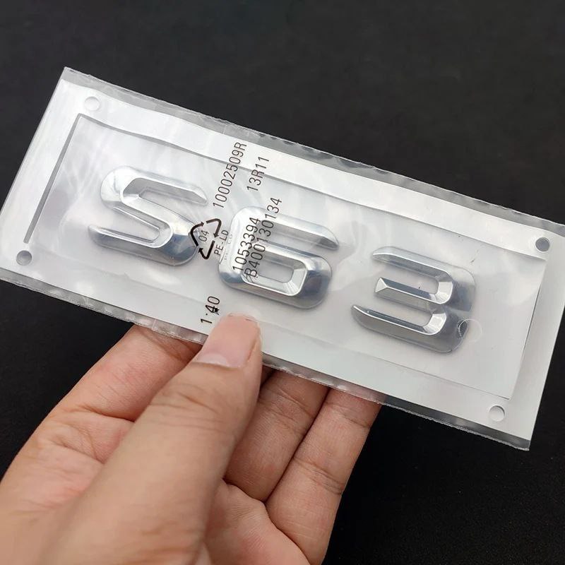 Емблема S63 задна лепяща