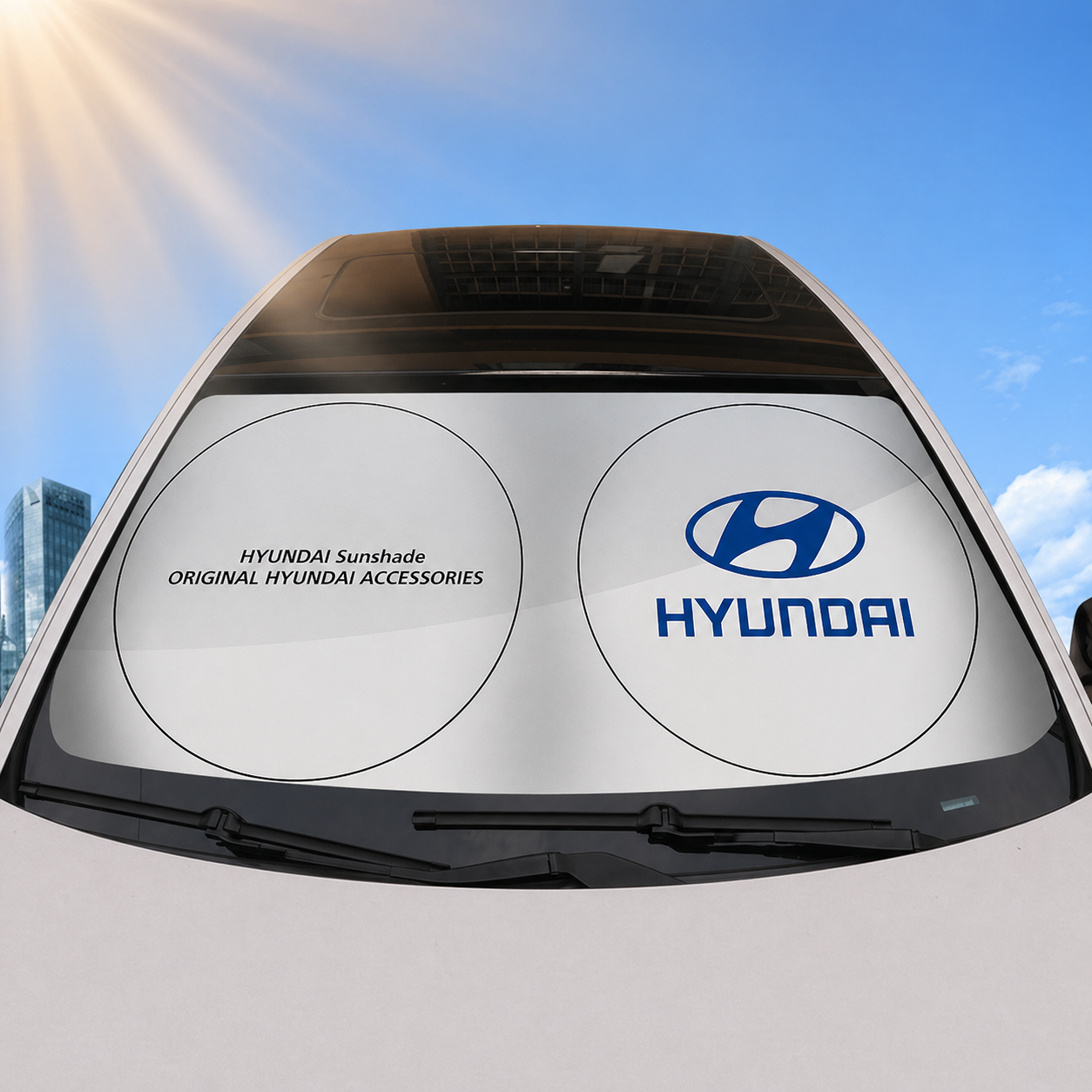 Сенник за предно стъкло Hyundai – защита от слънце и прегряване