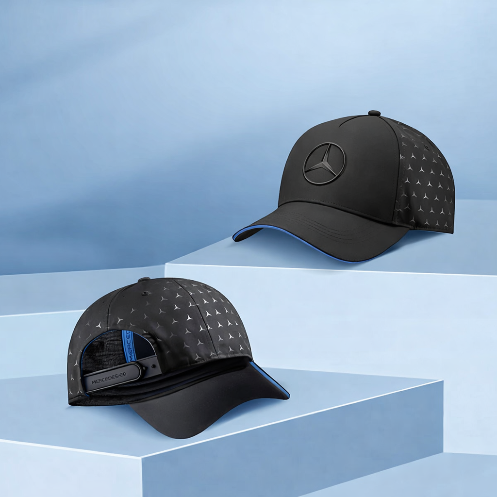 Mercedes-Benz Premium Black Cap – спортна шапка с 3D лого