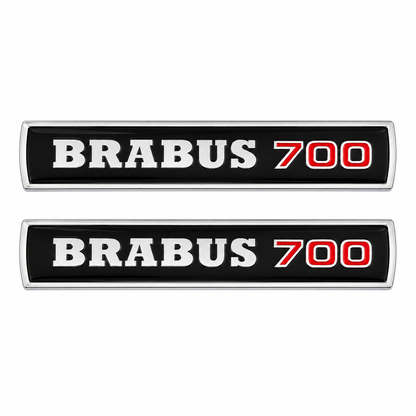 Алуминиева емблема BRABUS 700 / 800 / 900 лепяща 77x16 мм Brabus 700