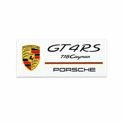 Декоративна автомобилна табелка Porsche – стилен дизайн 3
