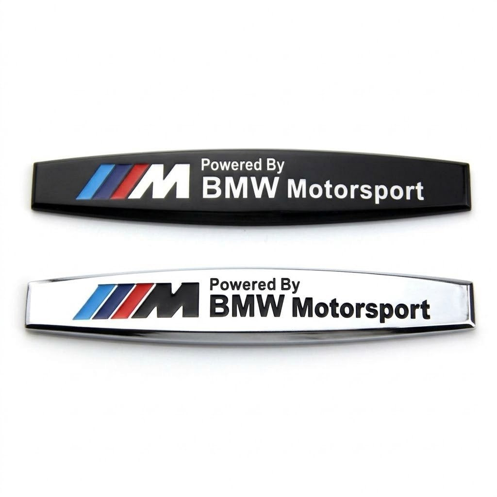 Метална емблема BMW M Motorsport – Powered by BMW Motorsport