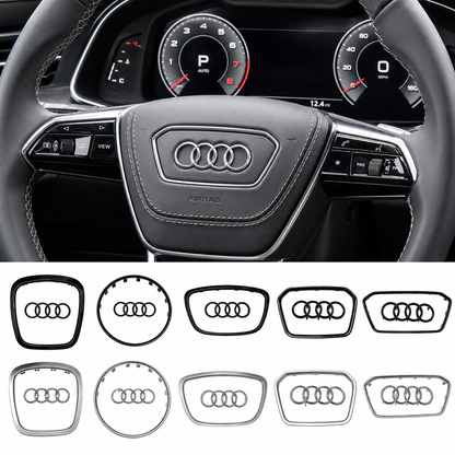 Емблема Audi за волан Airbag – декоративна лайсна за волан