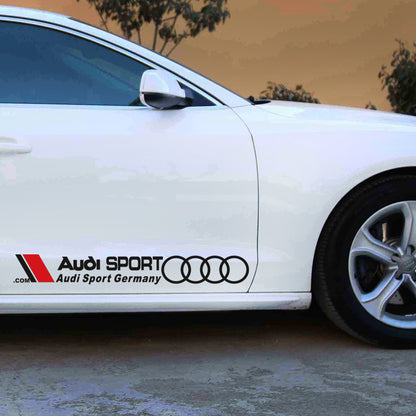 Стикер за врата Audi Sport – декоративно фолио (75 x 9.5 см)