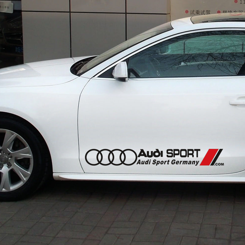 Стикер за врата Audi Sport – декоративно фолио (75 x 9.5 см)