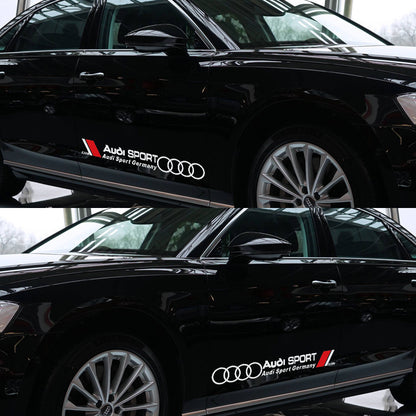 Стикер за врата Audi Sport – декоративно фолио (75 x 9.5 см)