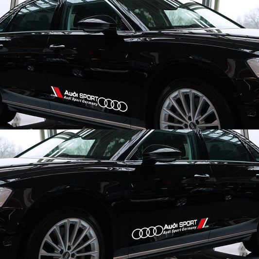 Стикер за врата Audi Sport – декоративно фолио (75 x 9.5 см)