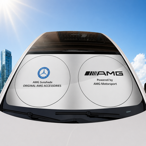 Сенник за предно стъкло AMG – защита от слънце и прегряване