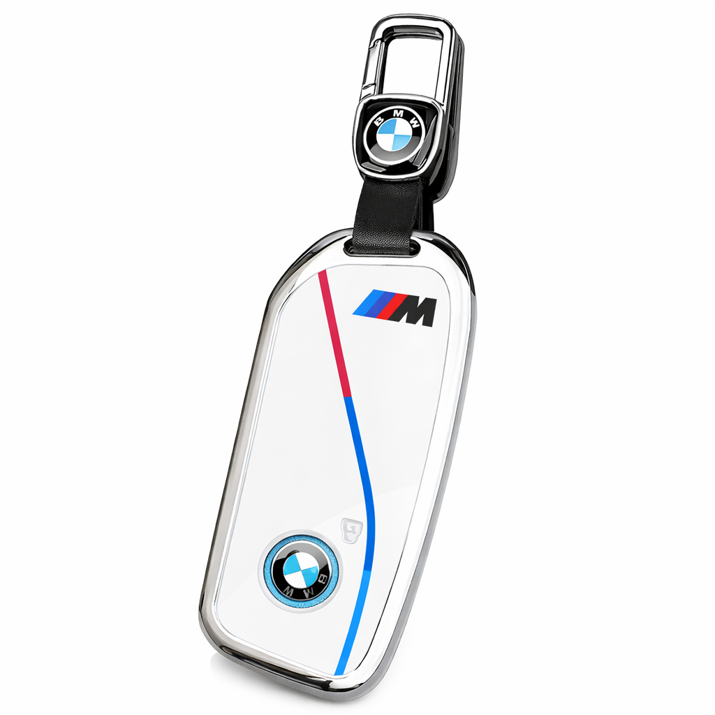 Калъф за ключ BMW M – метален корпус със стъклен гръб + ключодържател