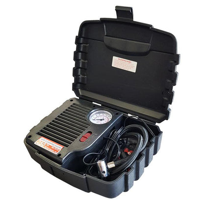 Автомобилен компресор за гуми в куфар HL-121 – 12V, 250 PSI / 18 Bar