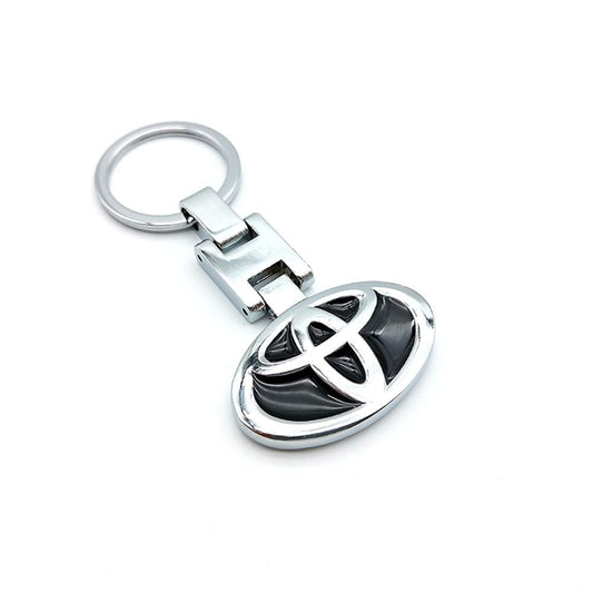 Метален ключодържател Toyota – Премиум дизайн ЧЕРЕН