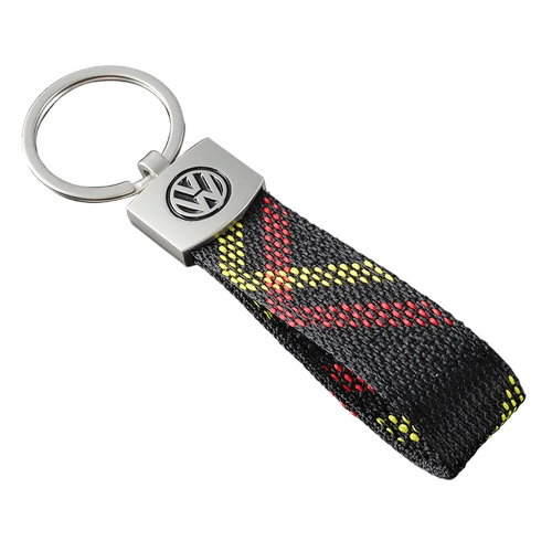 VW Ключодържател – Спортен Текстилен Дизайн с Цветни Акценти