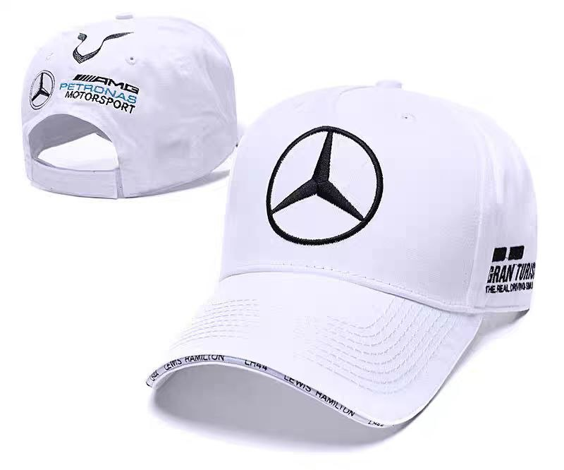 Шапка Mercedes AMG Petronas – спортна бейзболна шапка, бяла