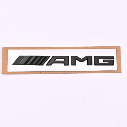 Емблема AMG задна лепяща ABS 2022-2024 ЧЕРЕН мат