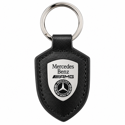 Ключодържател Mercedes-Benz AMG с метална емблема – черен или червен