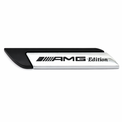 AMG Edition Емблеми за Калник – Метален Комплект 2 Броя Лява + Дясна