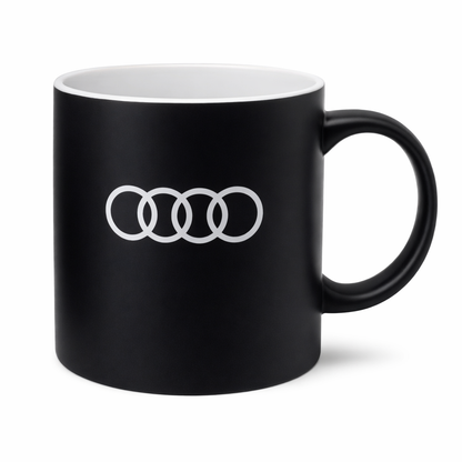 Керамична Чаша Audi – 300ml (Подаръчен Комплект)
