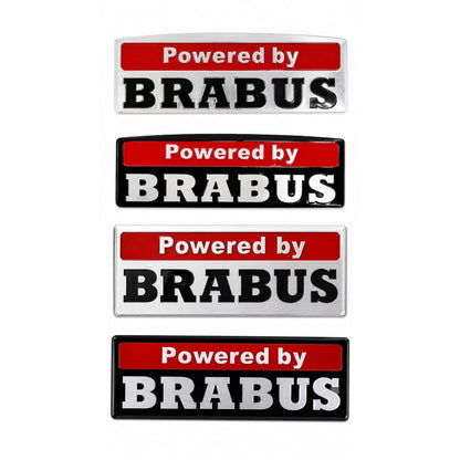 Алуминиева емблема Powered by BRABUS лепяща