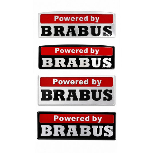 Алуминиева емблема Powered by BRABUS лепяща