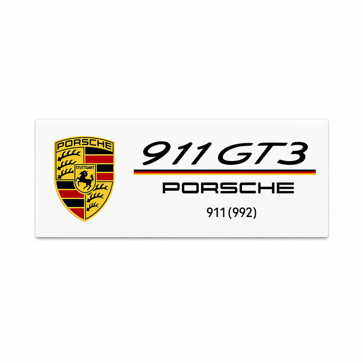 Декоративна автомобилна табелка Porsche – стилен дизайн 4
