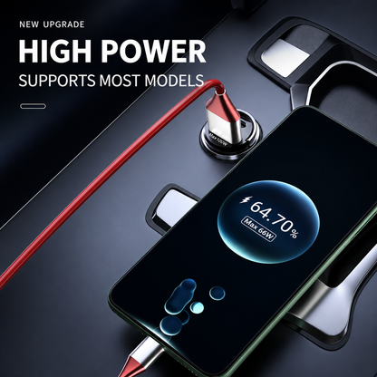 Автомобилно зарядно Mercedes 100W с USB-C и USB – Бързо зареждане