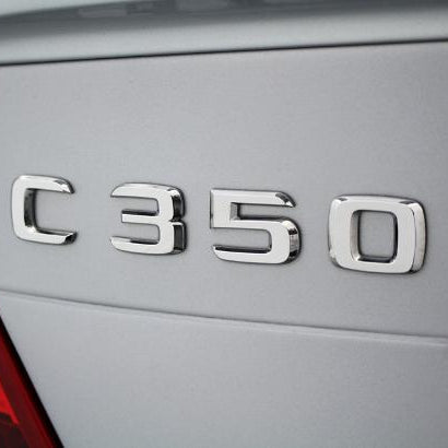 Емблема Mercedes C-Class за Заден Капак Сребрист хром