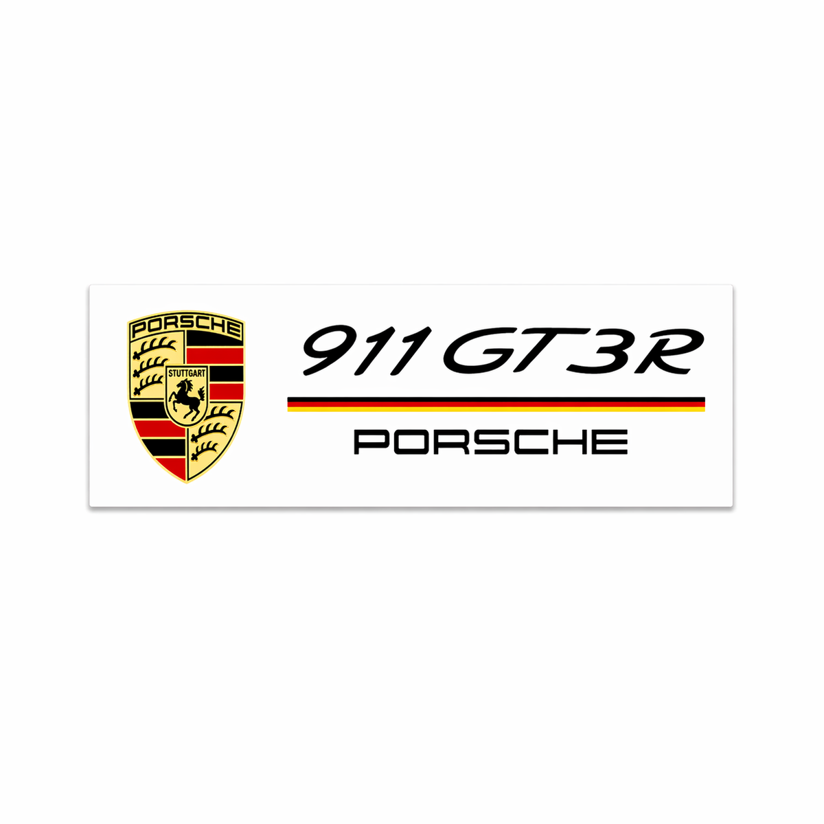 Декоративна автомобилна табелка Porsche – стилен дизайн 6
