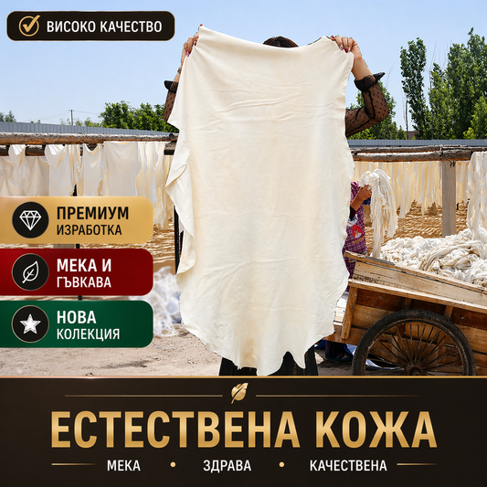 Гюдерия за подсушаване на автомобил – естествена кожа, супер абсорбираща