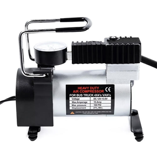 Автомобилен компресор за гуми HL-201 – 12V, 120W, 100 PSI