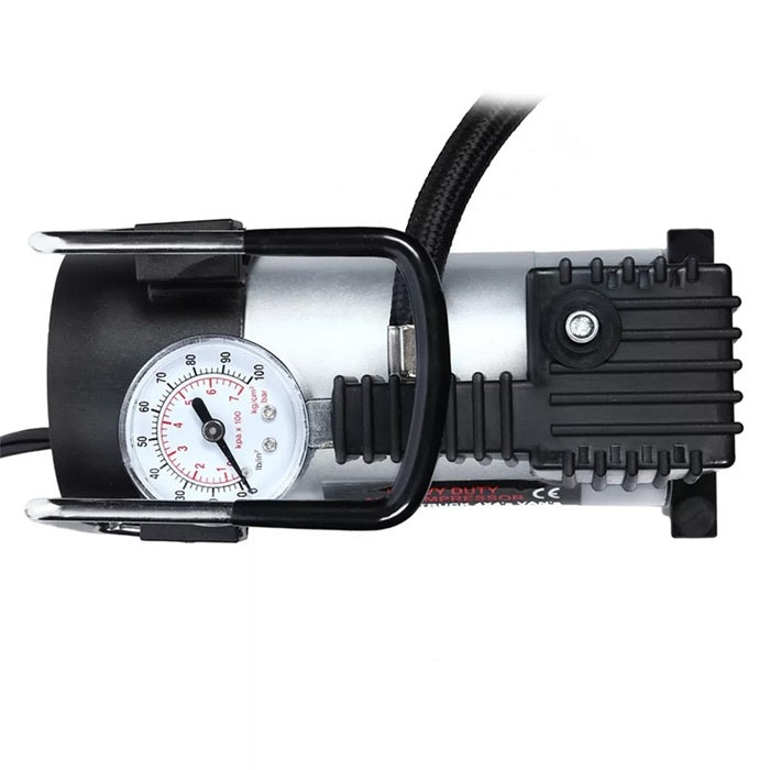 Автомобилен компресор за гуми HL-201 – 12V, 120W, 100 PSI