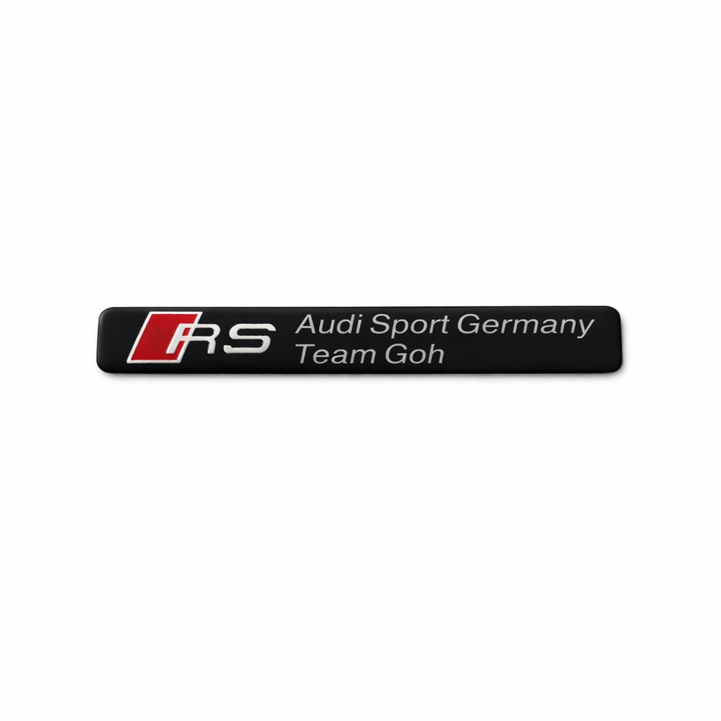 Audi RS Sport Germany метална емблема 10.7×1.3 см RS