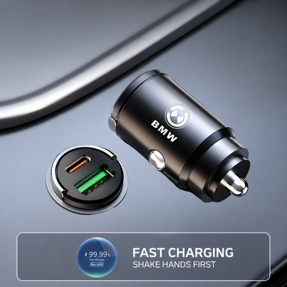 Автомобилно зарядно BMW 100W с USB-C и USB – Бързо зареждане